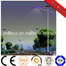 A luz de rua 30W-210W solar de 6m 8m 12m 3D 3D personaliza o ISO 1461 HDG do En do RoHS BS do Ce